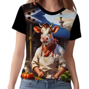 Imagem de Camisa Camiseta Color Chefe Vaquinha Cozinheira Cozinha 3 - Enjoy Shop