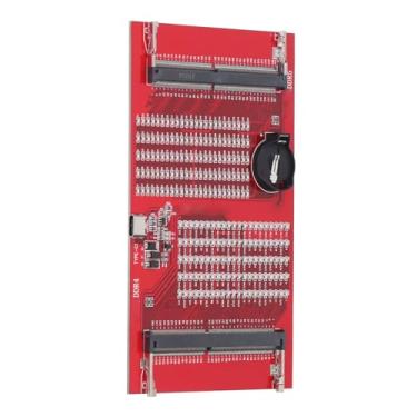 Imagem de Cartão de Testador de Diagnóstico de Memória RAM, Analisador de Slot DDR4 DDR5 para Laptop Com Luz LED Vermelha Adequado para Testador de Manutenção DDR5 DDR4 2 Em 1