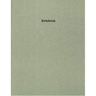 Imagem de Notebook: lined Journal- Simple color texture & pattern Design - Large (8.5 x 11inches) - 101 Pages –Almost Aqua Green: Composition Book Perfect bound, Soft Cover – Minimal Vintage style