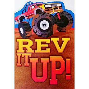 Imagem de Rev It Up - Monster Truck Happy Birthday Have An Engine-Roaring, Never Boring, Lightning Fast Blast