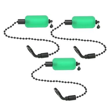 Imagem de Cabide de Alarme de Pesca, Cabides de Carretel de Pesca de Ferro e Acrílico 3 Peças Textura Fosca Resistência Ao Impacto Revestimento de Pintura Confiável Com Furo de 5 Mm de