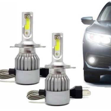 Imagem de Farol H3 C6 Par de Lâmpada Automotiva Carro Kit Super Led - Yinaite, H