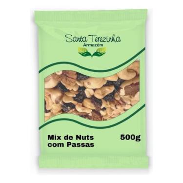 Imagem de Mix De Nuts Castanhas Com Uva Passa 500g - Santa Terezinha