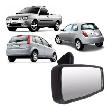 Imagem de Retrovisor Interno Courier 1997 A 2013 Fiesta Ka 2002 A 2013 Preto - R