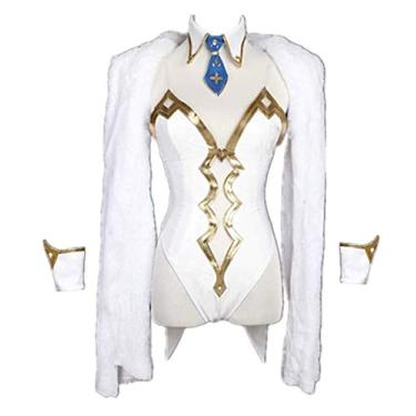 Imagem de Fate Grand Order Sabre FGO Altria Pendragon Cosplay Fantasia de Coelhinho Fantasia de Halloween (Fantasia, Feminino G)