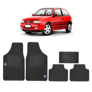 Imagem de Tapete Automotivo Carro Volkswagen Versátil Borracha 5 peças, GOL G2