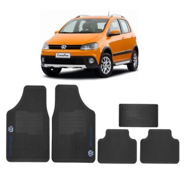 Imagem de Tapete Automotivo Carro Volkswagen Versátil Borracha 5 peças, Crossfox