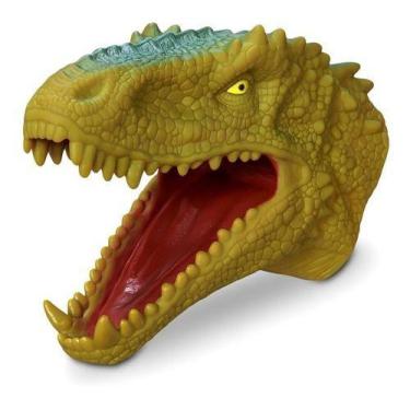 Imagem de Fantoche Tiranossauro Rex Cabeça T-rex Brinquedo Infantil - Adijomar