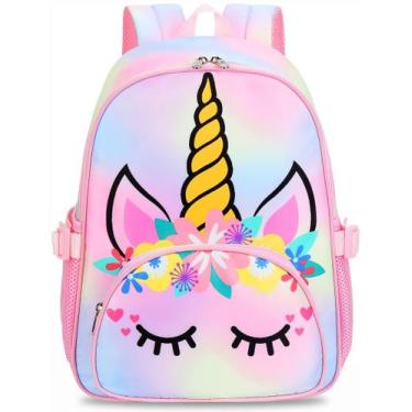 Imagem de Mochila Infantil BTOOP - Unicórnio para Pré-escola e Jardim de Infânci