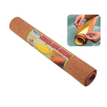 Imagem de Cortiça Auto Adesiva 60 x 45cm 1,6mm Cortiarte