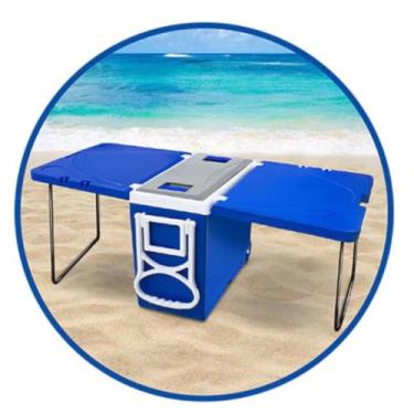 Imagem de Caixa Térmica 3 em 1 Multifuncional 2 Mesas e 1 Cooler 32 lts