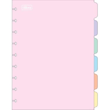 Imagem de Divisórias Para Tilidisco Colegial (Pequeno) Pastel Tilibra 2081