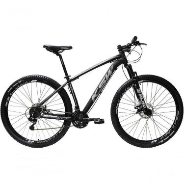 Imagem de Bicicleta Aro 29 Ksw 24v Shimano Freios A Disco Garfo Rígido - Preto-prata - 15