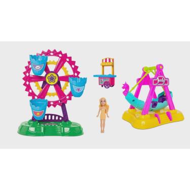 Imagem de Brinquedo Roda Gigante e Barco Vick Com Boneca Judy