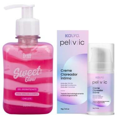 Imagem de Creme Beijável Aromatizante Virilha Clareador Íntimo Coxas - Kalya