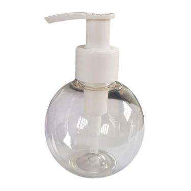 Imagem de Porta Líquido De Plástico 150ml Com Válvula Pump Bonitta, Transparente