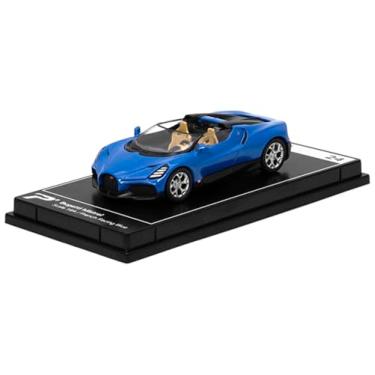 Imagem de PosterCars - 1:64 Scale Bugatti Mistral French Racing Blue Hypercar League Collection No.24