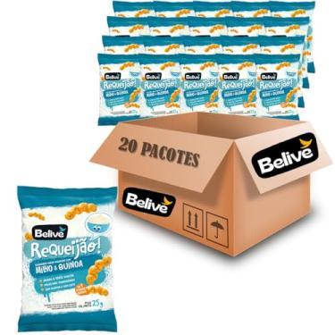 Imagem de Kit c/ 20und Salgadinho sabor Requeijão 25g BELIVE