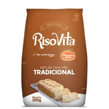 Imagem de Mistura Pão Tradicional 300g Sem Glúten Lactose Risovita