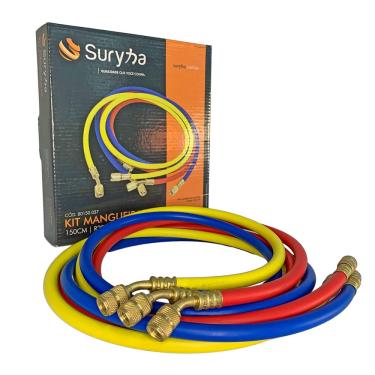 Imagem de Mangueira Manifold 150cm R22 / R134 / R404 Suryha 80150.037