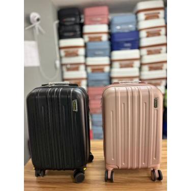 Imagem de Kit Duas Malas de Bordo 10kg Lisboa - ultra leve, Preto, Rose