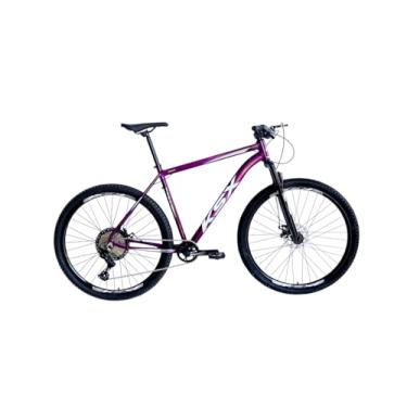 Imagem de Bicicleta Aro 29 Mtb Ksx Sd7 12v Garfo com Trava K7 11/50 Freio a Disco Hidráulico Kit 1x12 (Roxo/Branco, 21)