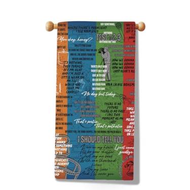 Imagem de WSNANG Citação musical toalhas de cozinha amante musical mercadoria fãs de teatro presente nerds teatro presente (toalha de aluguel)