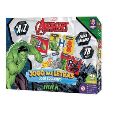 Imagem de Jogo Educativo das Letras Hulk Marvel 1996- Mimo