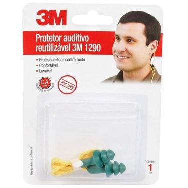 Imagem de Protetor Auricular 3M 1290 com Cordão 16DB