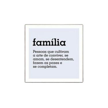 Imagem de Placa Decorativa - Significado Da Família 36X36