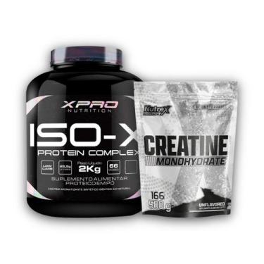 Imagem de Kit Whey Iso X 2Kg - XPro + Creatina Monohydrate Pura 500g - Nutrex Re
