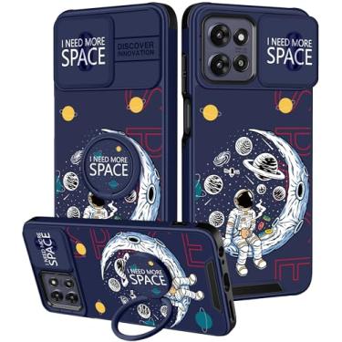 Imagem de Funermei Capa para Moto G Power 5G 2025, para Moto G Play 2025 - Capa de telefone feminina bonita para celular com capa de câmera e suporte de anel Funda para Motorola G Power 5G 2025/G Paly 2025