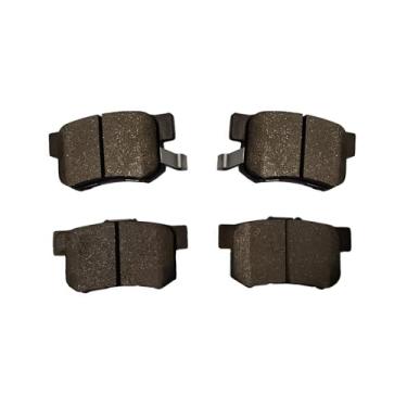 Imagem de PM Auto Substituição de pastilhas de freio traseiras para Honda Civic 2002-15, Accord 1991-2007, 02-06 Acura RSX, 04-08 TSX, 10-13 Suzuki Kizashi, 07-13 SX4, 00-09 S2000, 97-99 CL, 11-15 CR-Z