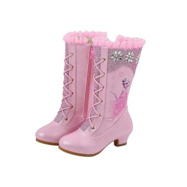 Imagem de Bota Infantil Princesa Rosa com Brilho Meninas – Disponível do Nº 25 ao 35 | Envie mensagem ao vendedor informando o tamanho após a compra