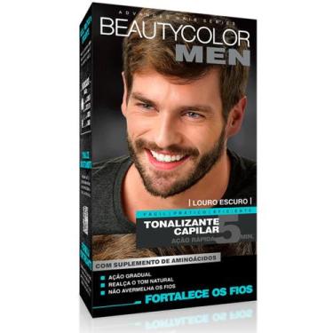 Imagem de Tonalizante Gel Masculino Kit Completo Sem Amonia Beautycolor Men Cabe