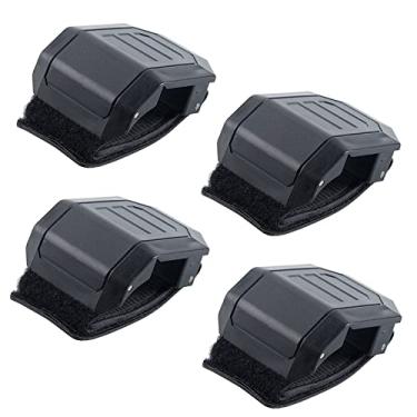 Imagem de Kit de grampos de montagem ajustáveis com para-brisa dianteira UTV 4 peças – Alças fixas para braçadeiras Polaris Ranger RZR, Commander Defender X3 Maverick, Yamaha YXZ Viking Rhino, Kawasaki Teryx Windshield Part