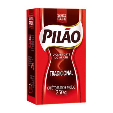 Imagem de Café Pilão Torrado E Moído Tradicional A Vácuo 250G