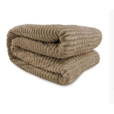 Imagem de Cobertor / Manta Microfibra King Mont Blanc - Andreza Kaki