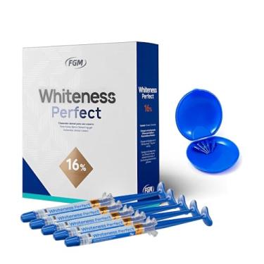 Imagem de Kit Clareador Dental Uso Caseiro Whiteness Perfect 16% Fgm