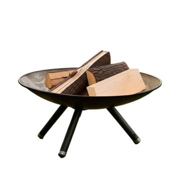 Imagem de Lareira Externa Portátil a Lenha em Aço Carbono Rústico - Fogão a Lenha Portátil para Jardim com Fire Pit Externo, Design Decorativo(LAREIRA 35CM)
