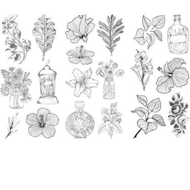 Imagem de Adesivos de conta de mão adesivos decorativos para scrapbooking, estampagem, adesivo autoadesivo para papelaria, diário, confecção de cartões