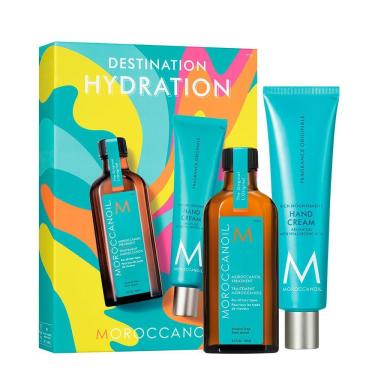 Imagem de Kit Moroccanoil Hydrating Duo - Oleo Reparador 100ml + Creme Para Mãos 100ml