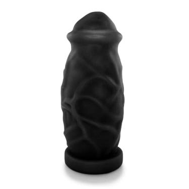 Imagem de Pênis Gigante e Grosso Cogumelo 23 x 8,8cm Preto