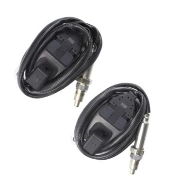 Imagem de Sangyue 2 peças NOx Sensor de óxido de nitrogênio (serve apenas para V8 6.6L Diesel) Compatível com Chevrolet Express 2500/3500/4500 GMC Savana 2500/3500/4500; Silverado 2500/3500 HD 2015 Upstream e
