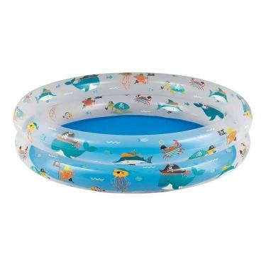Imagem de Piscina Inflável Banheira Portátil Redondo Mor 90L Azul
