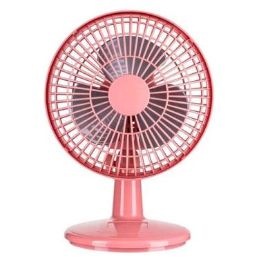 Imagem de Ventilador Mini Turbo 20cm Turbão 20W  Mesa e Parede, 110V, Rose
