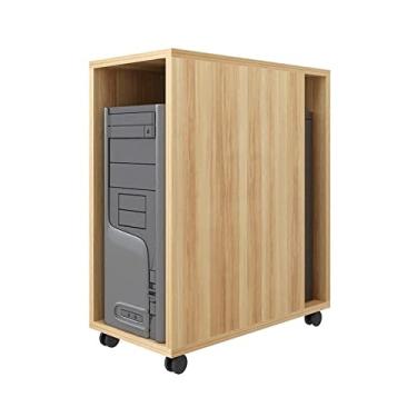 Imagem de Suporte de CPU removível Desktop CPU Host Bracket Multi-Purpose CPU Case Stand Carrinho de rodagem Suporte de chão CPU 4 rodízios 5 C