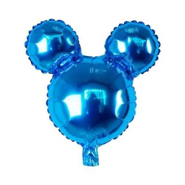 Imagem de Balões Mickey E Minnie Mouse 10pcs 40X40CM Em Papel Alumínio Para Deco
