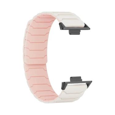 Imagem de Pulseira Magnética De Silicone Para Xiaomi MiBand 8 pro 9 pro Redmi Wa