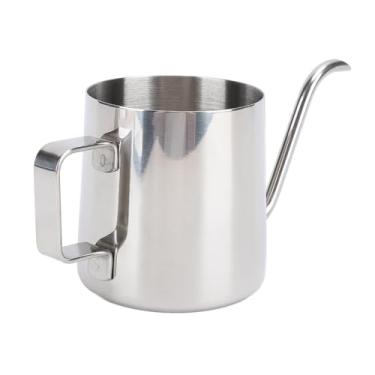 Imagem de Aramox Despeje sobre a Chaleira de café, Bico de Pescoço de Ganso de Aço Inoxidável 304 Com Alça Confortável para Derramamento Preciso, Acampamento, Viagens, Escritório Doméstico Ao Ar (350ML)